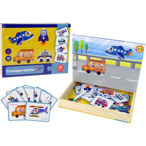  Magnetska slagalica s kartama s motivima vozila Cijene