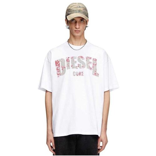 Diesel muška logo majica DSA17268 0PLAT 100 Slike