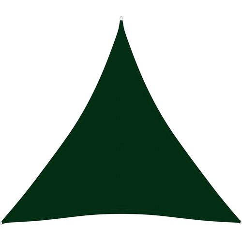 vidaXL Senčno jadro oksford blago trikotno 4,5x4,5x4,5 m temno zeleno, (20729227) Cene