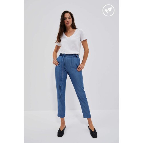 Marisse Women&amp;#039;s Trousers L-Sp-4005 Dark Blue Slike