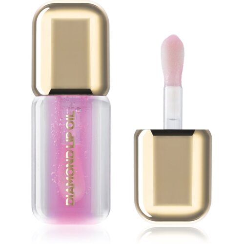 Dermacol Diamond Lip Oil tonirno olje za ustnice z učinkom povečanja odtenek 01 Strawberry Cream 4 ml Slike