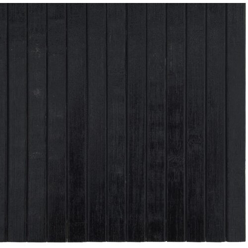  Pravokutni tepih crni 60x100 cm bambus Slike