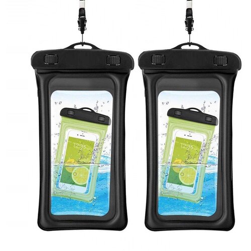 INF Plavajoča nepremočljiva mobilna torba Universal Black 2-paket, (21261899) Slike