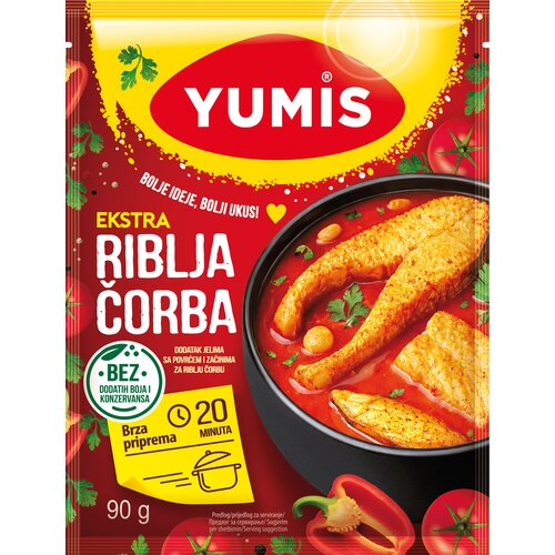 Yumis Dodatak jelima sa povrćem i začinima za Riblju čorbu, 90g Slike