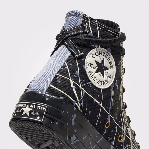 Converse mu&amp;Scaron;ke patike chuck 70 paint splatter unisex siyah sneaker Slike