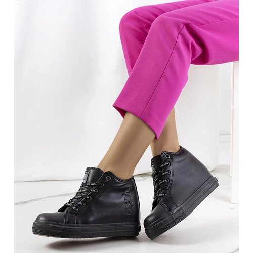 Big Star Black wedge sneakers Cene