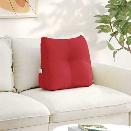 vidaXL Poglavni vzglavnik Rdeča 45 x 24 x 50 cm blago Cene