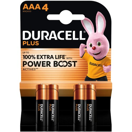 Duracell 1x4 Plus Power Boost Micro MN2400 AAA LR03 1,5V Slike
