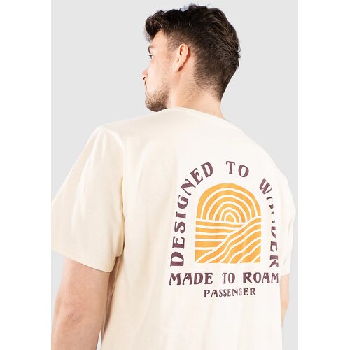 Passenger Sundown Recycled Cotton T-shirt birch Cene