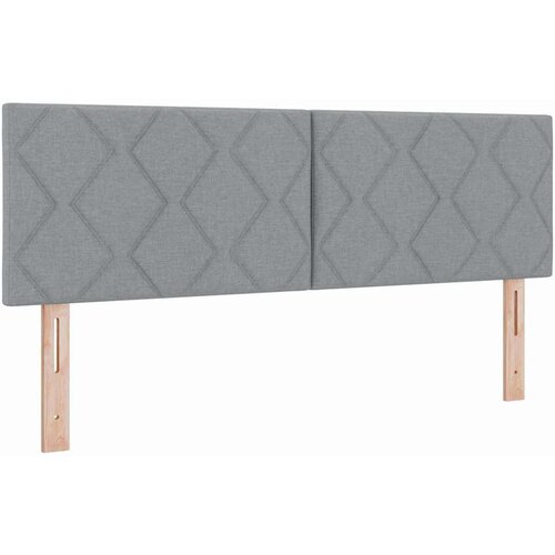 vidaXL Postelja z vzmetnico z vzmetnico Svetlo siva 140 x 200 cm blago, (5000128197) Cene