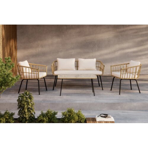Venture Home Ortigia vrtni lounge set, prirodna boja drva Cijene