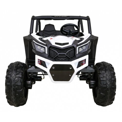Lean Toys Otro&amp;scaron;ki avto akumulator Buggy UTV-MX 24V 4X4 bela lea Slike