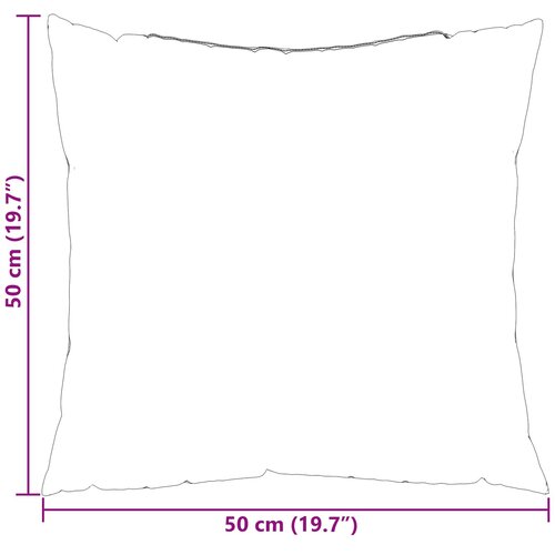  Jastučić za van Kockasto 4 pcs Sivi karirani 50 x 50 cm Tkanina Slike