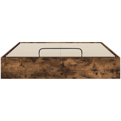  Otomanski krevet s pohranom Dimljeni Hrast 193 x 140 x 25 cm Slike