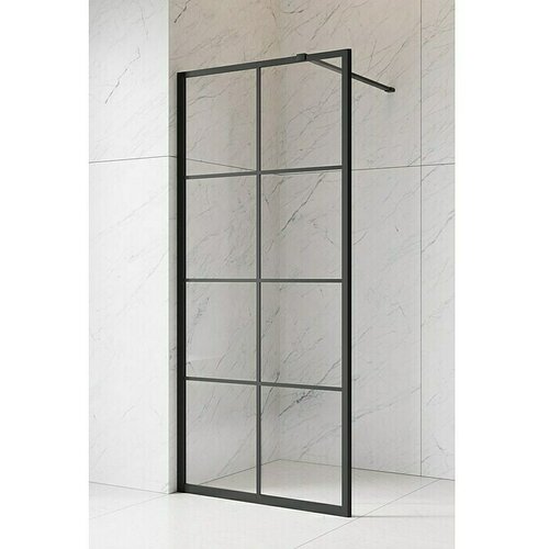 CAMARGUE Stockholm Tuš stijena (Š x V: 90 x 193 cm, Premazano, Debljina: 6 mm, Crne boje) Cijene