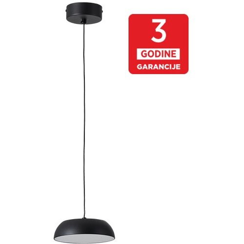 Mitea Lighting Visilica crna LED 8W 3000K peščano 3Y M10940 Cene