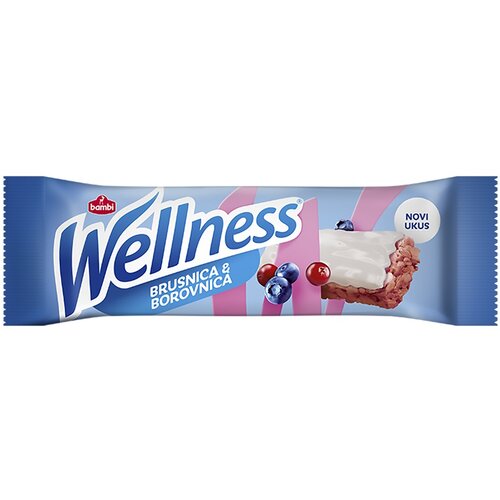 Wellness Čokoladica, Brusnica&amp;amp;Borovnca, 23g Slike