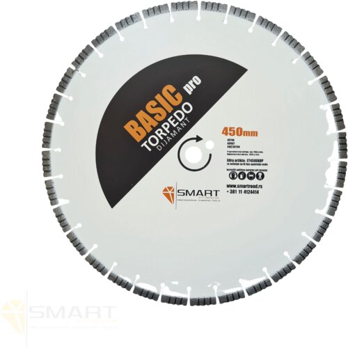 TORPEDO Dijamantska rezna ploča za beton Basic Combo 450mm Cene