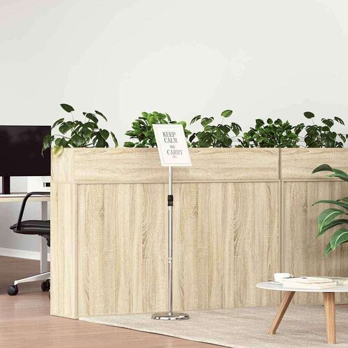  Stalci za sajmove Srebrno 25 x 25 x 125 cm Aluminij Slike