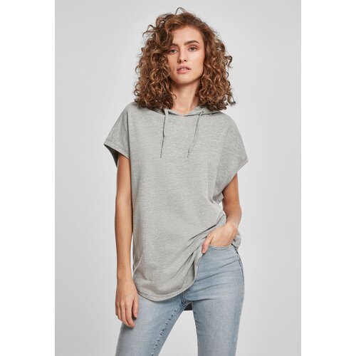 Build your Brand Women&amp;#039;s grey sleeveless hooded Slike