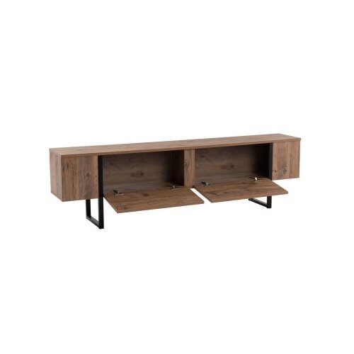 Hanah home TV Komoda Serenity, 180x50x29.5cm, Braon-Crna Slike