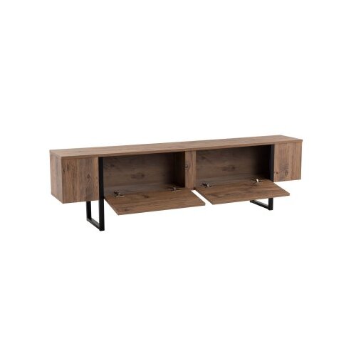 Hanah home TV polica Serenity Atlantic Pine Black Slike