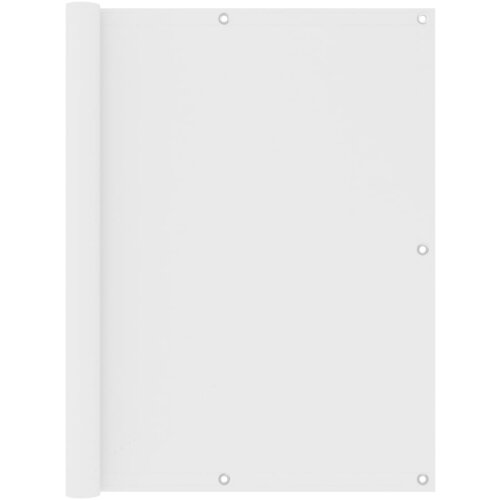 vidaXL Balkonsko platno belo 120x600 cm oksford blago Cene
