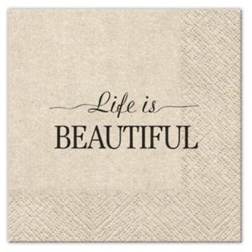  Za dekupaž Beautiful Life - 1 komad (salvete za dekupaž) Slike