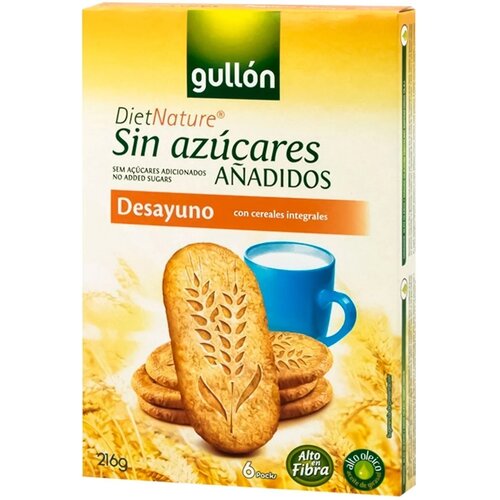 Gullon desayuno keks integralni bez šećera 216g kutija Cene