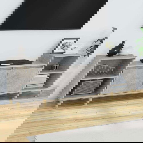 TV omarica betonsko siva 160x35x55 cm inženirski les, (20734249) Slike