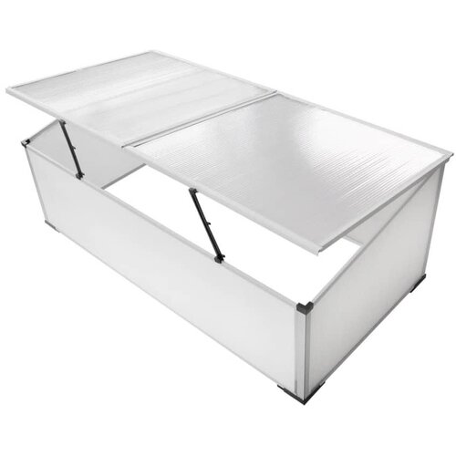 vidaXL plastenik s Dva Poklopca 110x55x41 cm Cijene