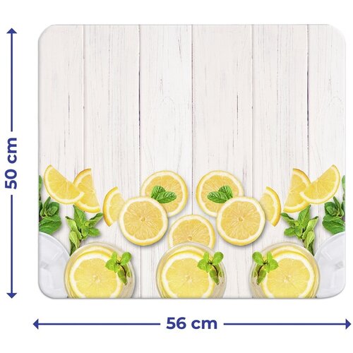 Wenko Zidna za&amp;scaron;titna ploča za &amp;scaron;tednjak od kaljenog stakla 50x56 cm Lemons &amp;ndash; Slike