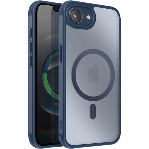 AVIZAR Ohišje MagSafe za iPhone 16e mat zadnja stran Frosted, Modra noč, (5000014738) Cene