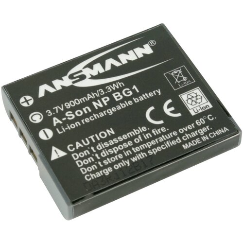 Ansmann A-Son NP BG1 akumulatorska kamera Nadomešča originalno baterijo (kamera) NP-BG1 3.7 V 900 mAh, (20414412) Cene