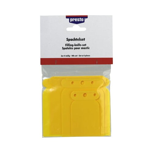 Presto 4-delni set lopatic za kit - plastika Slike
