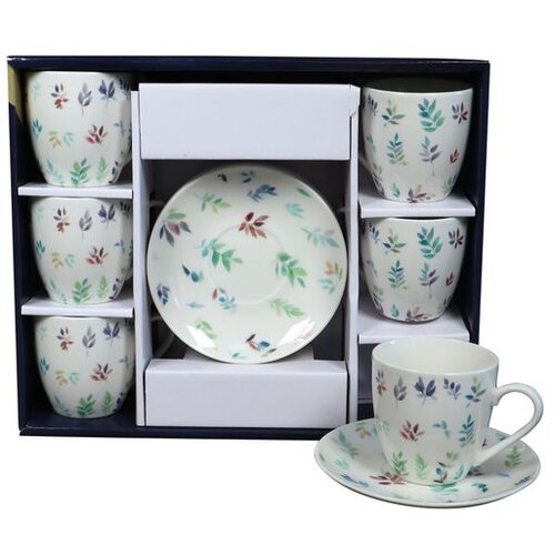 Sigma Porcelan za kafu 160ml 6/1 (ŠAR.LIST) YK160-GHJ-8942 Cene