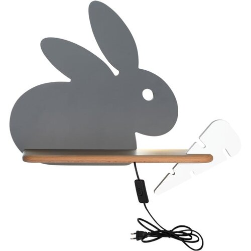 Candellux Lighting Siva dječja svjetiljka Rabbit - Slike