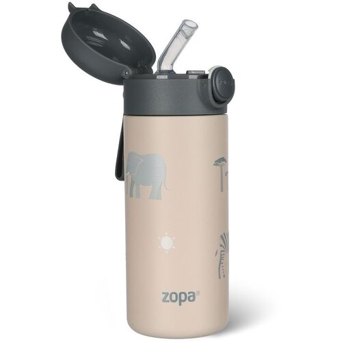 Zopa termo boca sa silikonskim držačem i nastavkom za piće 350 ml Safari Cijene
