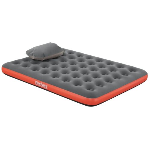 Bestway Zračni madrac 2-osobni 203 x 152 x 22 cm Siva i Crvena - Siva i crvena 203 x 152 x 22 cm Cijene