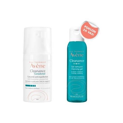 Av&amp;egrave;ne Cleanance comedomed 30ml + gel, 100ml Slike