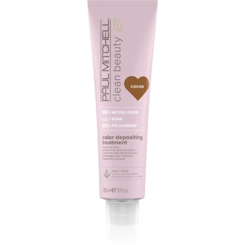 Paul Mitchell Clean Beauty Color Depositing Treatment hranilna maska za barvane lase odtenek Cocoa 150 ml Cene