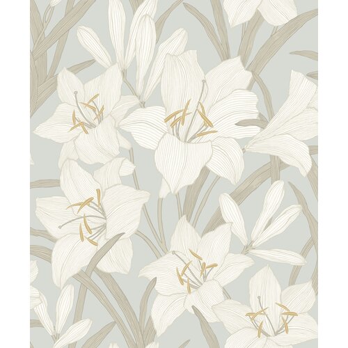 Casadeco Tapeta Clair De Lys 4 boje Slike