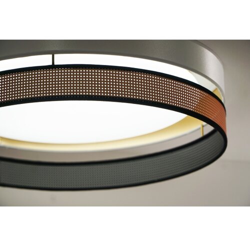  Duolla- LED stropna svetiljka ROLLER DUO SHINY LED/24W/230V &amp;Oslash; 45 cm bela/bakrena Slike