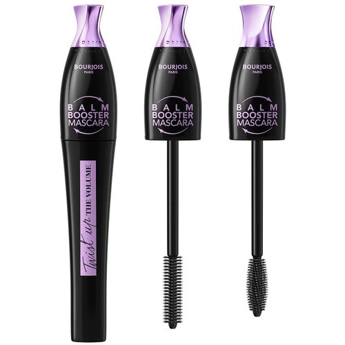 Bourjois twist up the volume maskara za produljenje i volumen trepavica 8 ml nijansa 003 black Slike