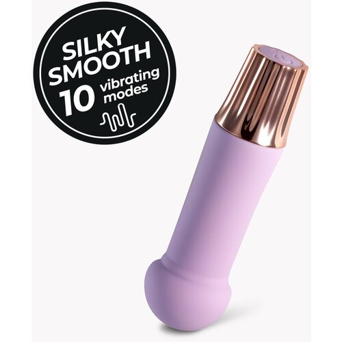 Crushious Mini vibrator - Mellow Puff, ljubičasti Slike