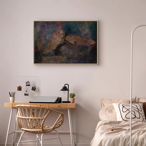  Slika - Copper Leaves (1 Part) Wide 120x80 Cene