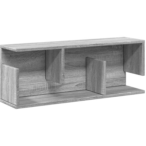 Maison Chic Stenska omarica - Zidna omarica 80x20x30 cm siva sonoma inženirski les iu602, (22063372) Slike