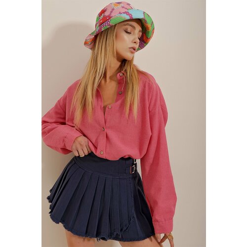 Trend Alaçatı Stili Shirt - Pink - Regular fit Slike