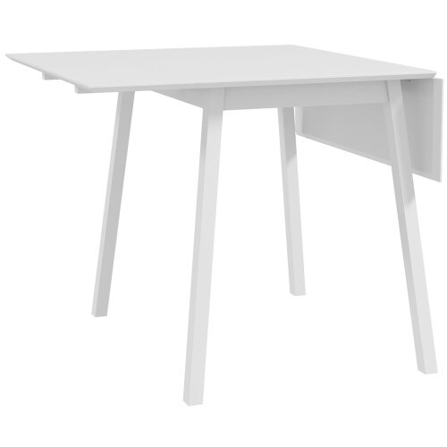 Nesta Zložljiva jedilna miza za 2-4 osebe, lesena, bela, 110x86x75 cm, za majhne prostore, (5000493610) Cene