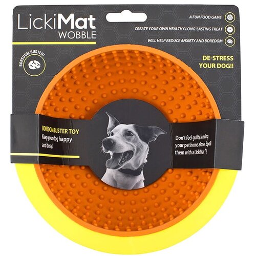 LickiMat Posoda za lizanje Wobble Orange - Cene